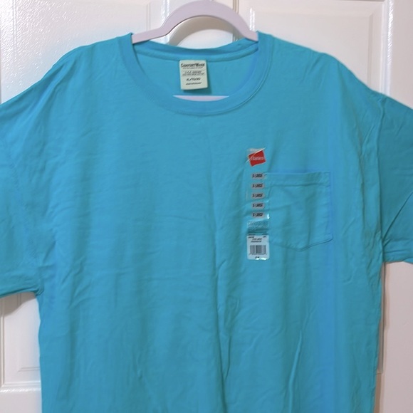 Hanes Comfortwash Garment Dyed Pocket Short Sleeve Tee, Size XL, New - Picture 2 of 8